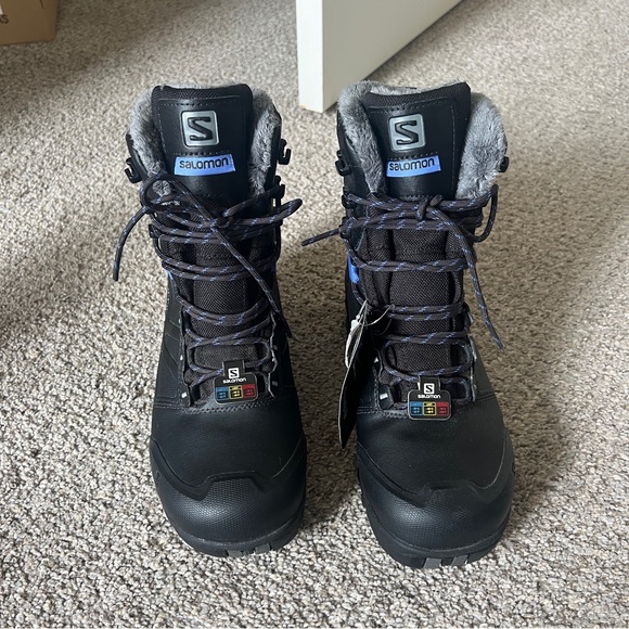 Salomon Women’s Winter Boots Hiking Boots TOUNDRA PRO CLIMASALOMON™ WATERPROOF - Picture 9 of 14